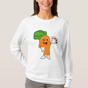 T-shirt Carotte au Poker avec cartes de Poker