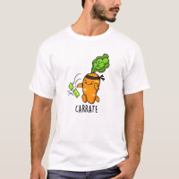 Carotte drôle Carotte Karate Pun