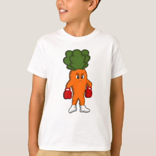 T-shirt Carotte en boxeur avec gants de boxe