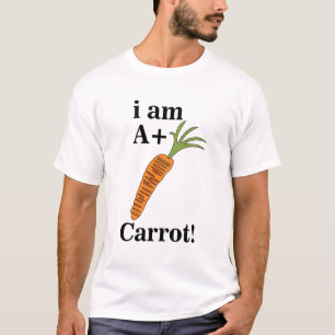 T-shirt Carotte je suis une carotte drôle A+