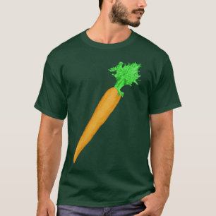 T-shirt Carotte peinte
