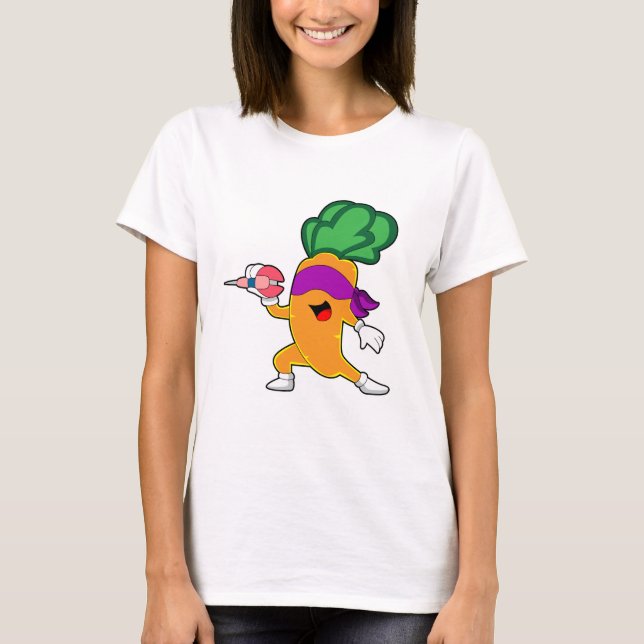 T-shirt Carottes fléchettes (Devant)