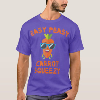 T-shirt Carottes simples poires Squeezy Boire Jus de carot