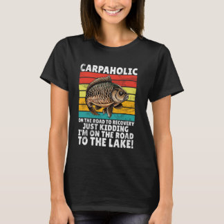 T-shirt Carpaholic Carp Fishing