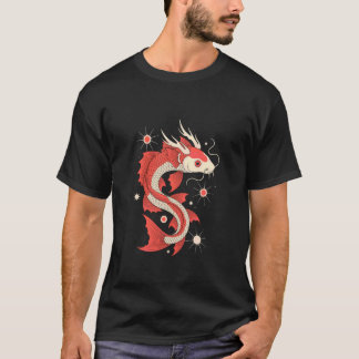 T-shirt Carpe Japonaise Asie Poisson Koï 1