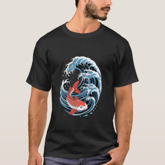 T-shirt Carpe japonaise d'Asie Koi
