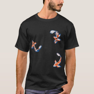 T-shirt Carpe koï avec ombre