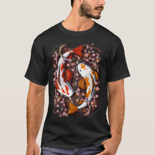 T-shirt Carpe Koï Fleur de Cerisier