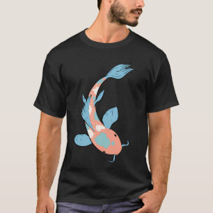 T-shirt Carpe koï orange et bleue