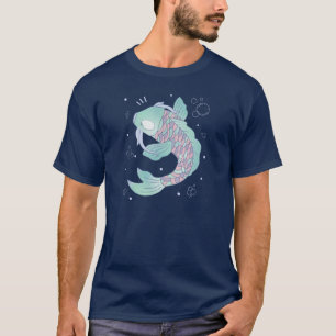 T-shirt Carpe Koi Pastel   Art Populaire Fantaisiste Sous-