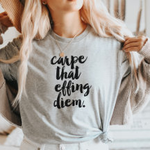 Carpe Qui Efface Diem Flowy Top