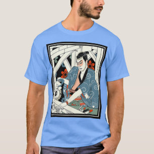 T-shirt Carpenter Japonais Samurai Guerrier Armor Fig