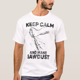 T-shirt Carpenter Woodworker Sawdust artisan Vintage