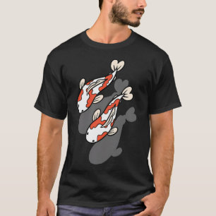 T-shirt Carpes Koï nageant