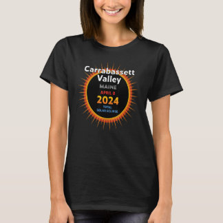 T-shirt Carrabassett Valley Maine ME Total Solar Eclipse 2