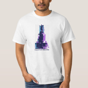 T-shirt Carré de fontaine à Cincinnati