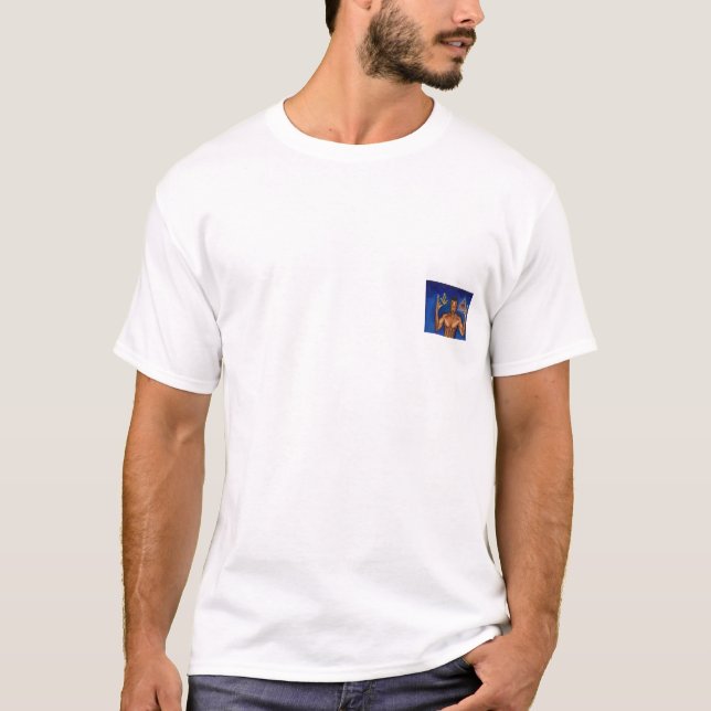 T-shirt carré d'homme (Devant)