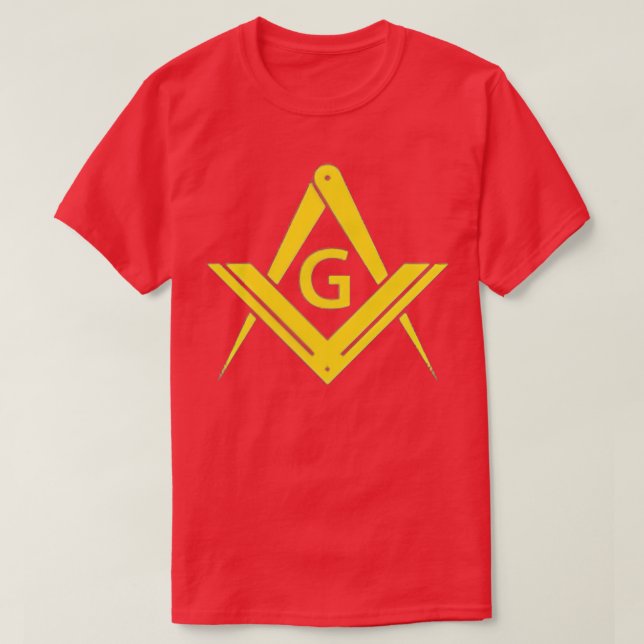 T-shirt Carré maçonnique admis Compass Freemaso (Design devant)