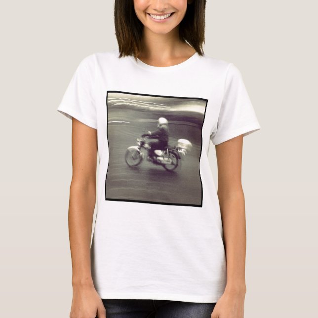 T-shirt Carré Photo - Speedy Moped (Devant)