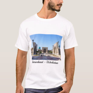 T-shirt Carré Registan - Samarkand, Ouzbékistan, Asie