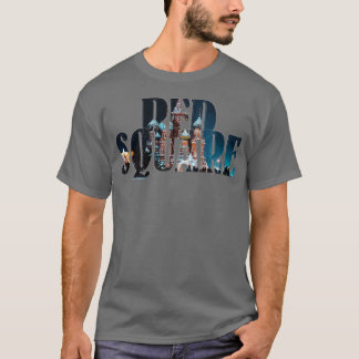 T-shirt CARRÉ rouge