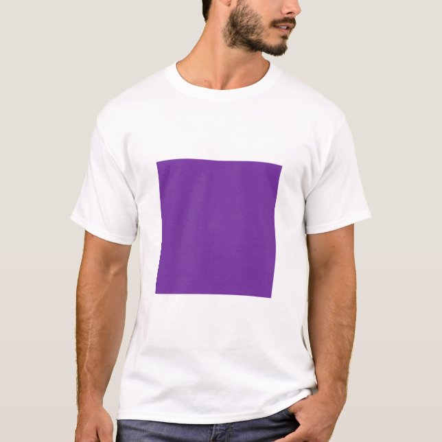 T-shirt Carré simple - Raisin (Devant)