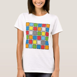T-shirt Carré style bande dessinée