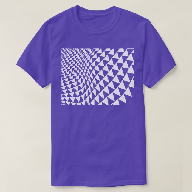 T-shirt carré triangles (Design devant)
