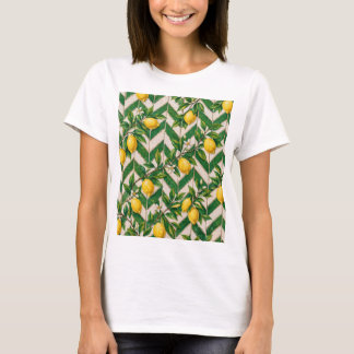 T-shirt Carreau marocain au citron
