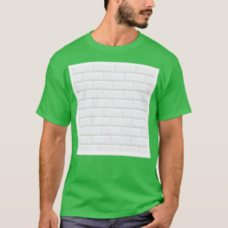 T-shirt carrelage blanc du métro décoration contemporaine