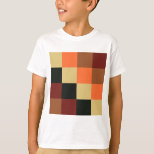 T-shirt Carrés couleur