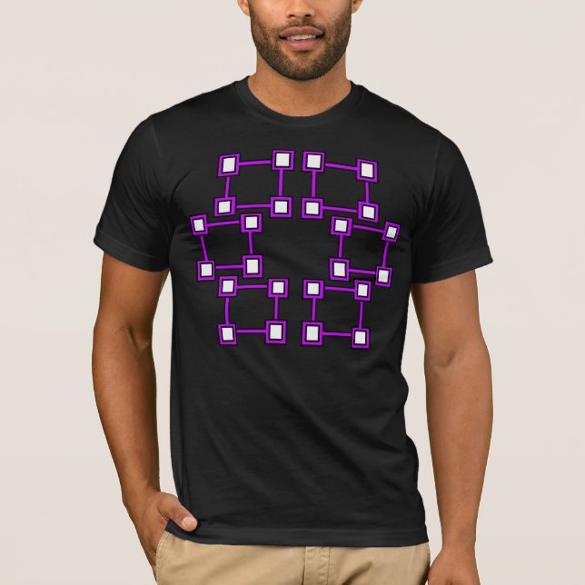 T-shirt Carrés de sortilège (Devant)