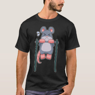 T-shirt Carrosserie de la souris Tirer vers le fitness
