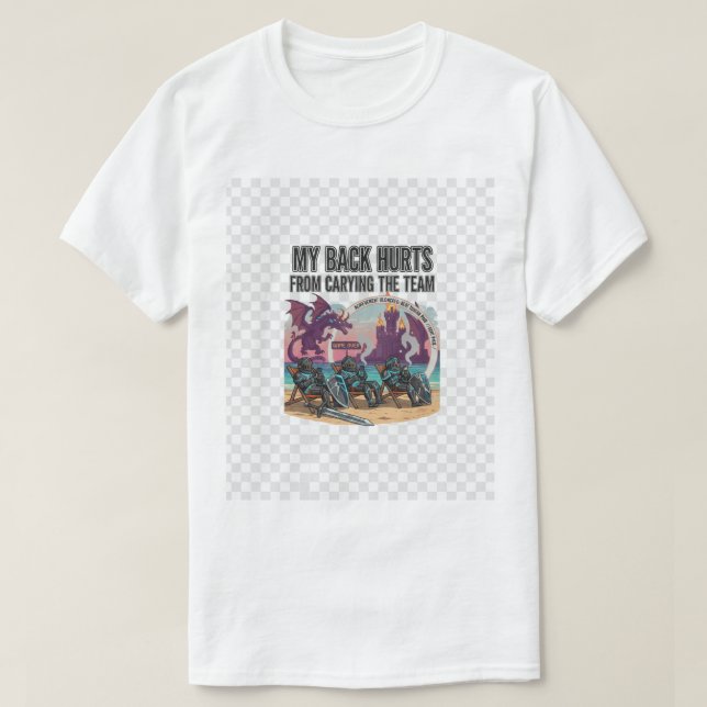 T-shirt Carry the Team (Design devant)