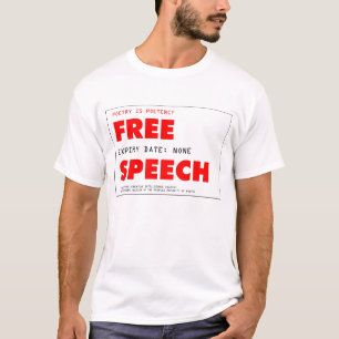T-shirt Carte 300dpi C de liberté de parole