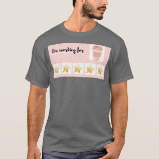 T-shirt Carte à jetons de café