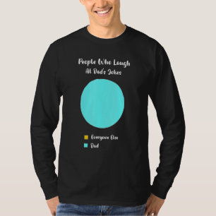 T-shirt Carte à tarte papa de plaisanterie de la fille Fil