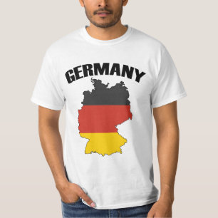 T-shirt Carte Allemagne - Drapeau allemand - Deutschland T