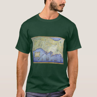 T-shirt Carte ancienne de Falmouth Neck Maine 1775