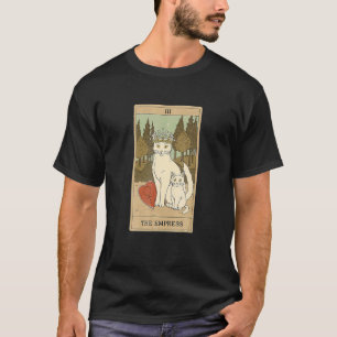 T-shirt Carte Arot Elle Impératrice Et Chat Graphique Cosm