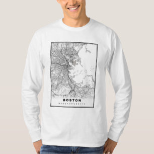 T-shirt Carte Boston