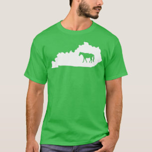 T-shirt Carte Cheval Kentucky Cadeau pour Femmes Hommes et