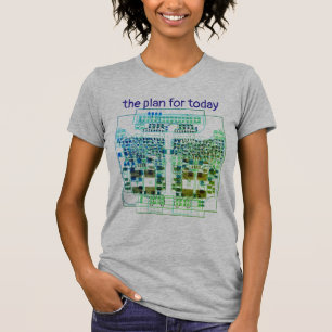 T-shirt Carte circuit imprimé PCB Plan Platine-Chemise mit