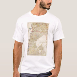 T-shirt Carte d'atlas de Mt Vernon