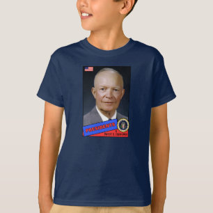T-shirt Carte de baseball de Dwight D. Eisenhower