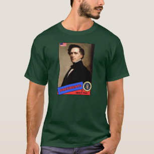 T-shirt Carte de baseball de Franklin Pierce