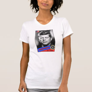 T-shirt Carte de baseball de John F. Kennedy