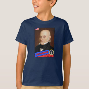 T-shirt Carte de baseball de John Quincy Adams