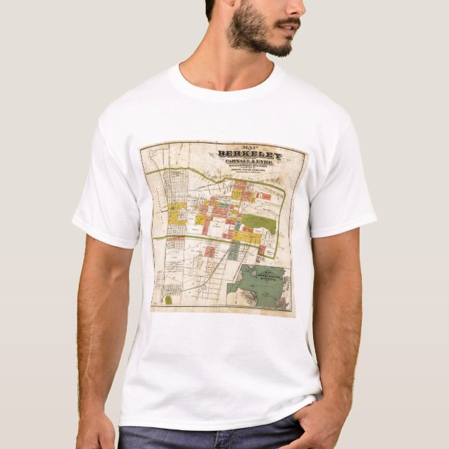 T-shirt Carte de Berkeley (Devant)