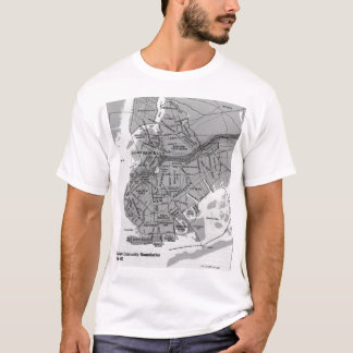 T-shirt carte de Brooklyn